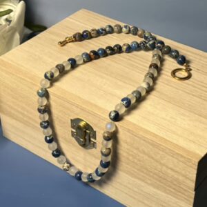 Blue Sodalite Stone Necklace