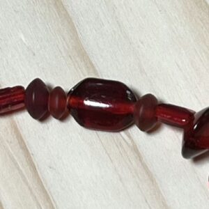 Funky Red Bead Bracelet