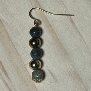 Turquoise and Gold Earrings