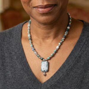 Blue Imperial Jasper Necklace