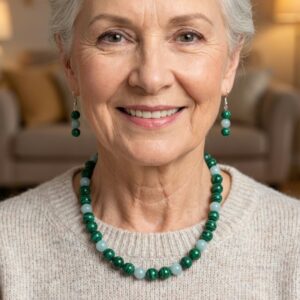 Morganite Necklace and Earrings Sets