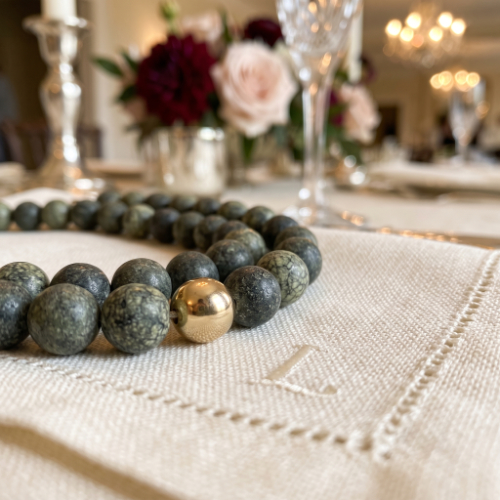 Triple Strand African Turquoise Necklace
