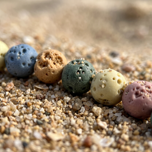 Colorful Round Lava Bracelet