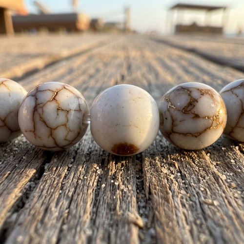 Spun Howlite Gemstone Bracelet