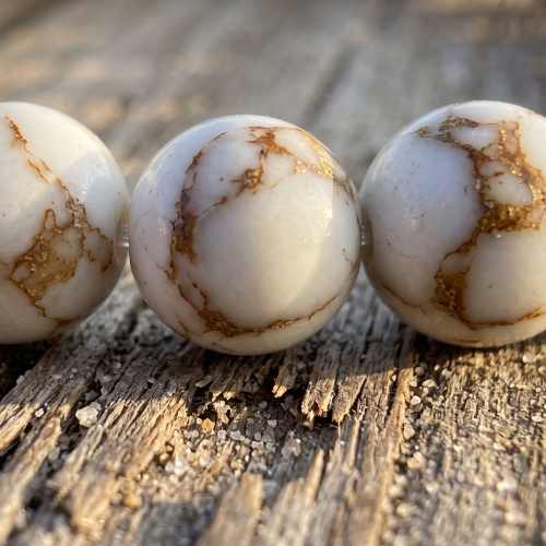 Spun Howlite Gemstone Bracelet