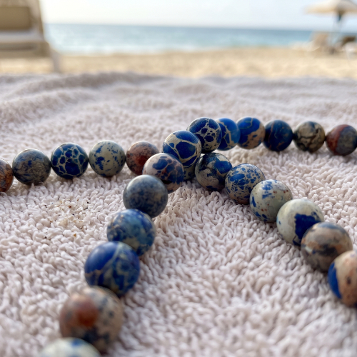 Blue Sodalite Stone Necklace