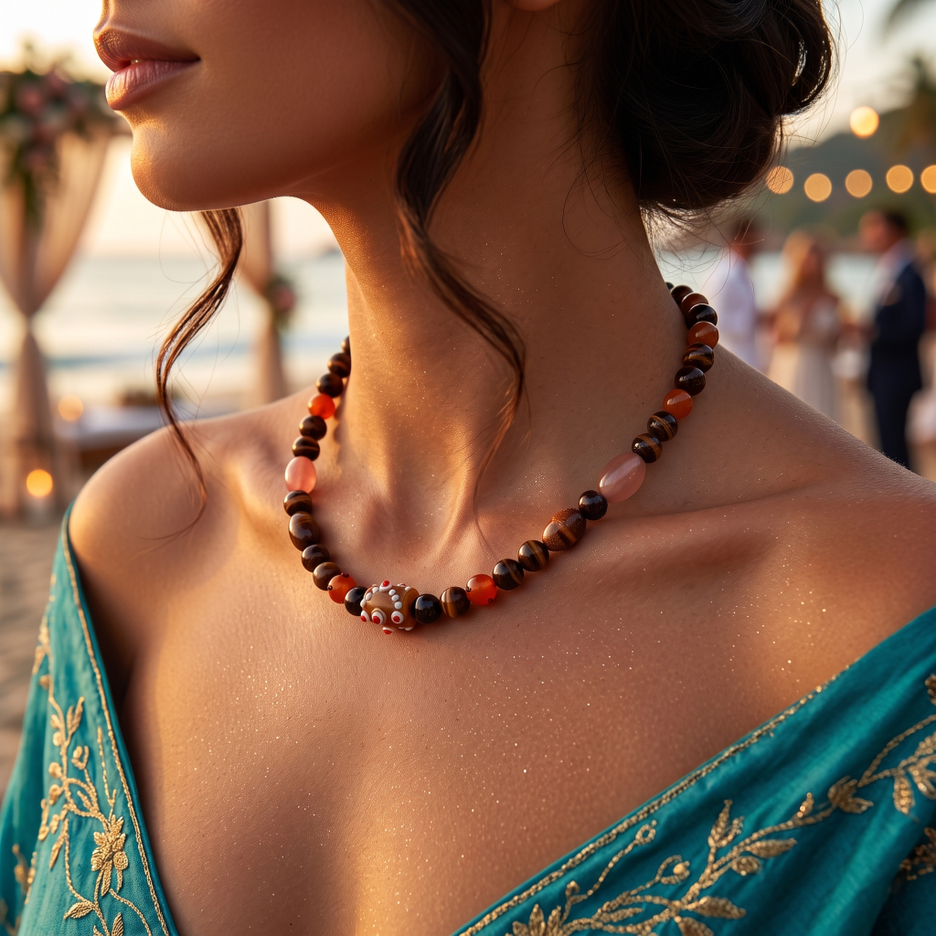 Orange Moonlight Necklace