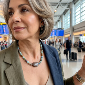 Hematite And Jasper Necklace