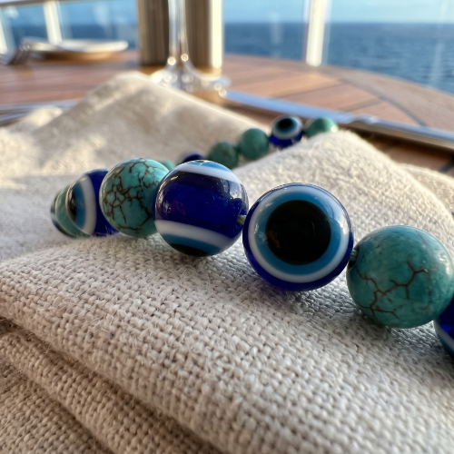 Tiger's Eye and Turquoise Necklace