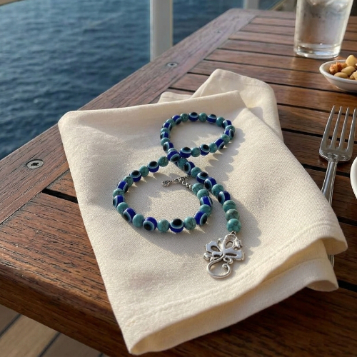 Tiger's Eye and Turquoise Necklace