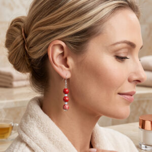 Red Imperial Jasper Earrings