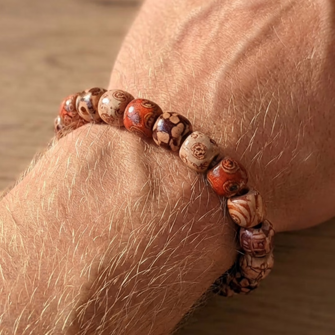 Handcrafted Wood Bead Bracelets