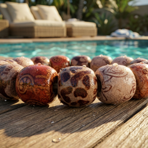 Handcrafted Wood Bead Bracelets