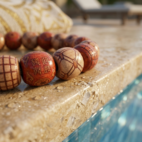 Handcrafted Wood Bead Bracelets