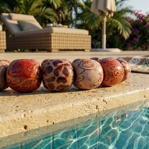 Handcrafted Wood Bead Bracelets