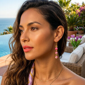 Argentine Rhodochrosite Earrings