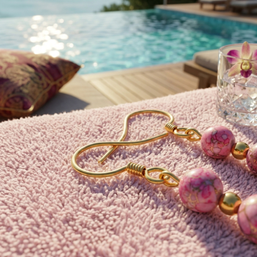 Argentine Rhodochrosite Earrings