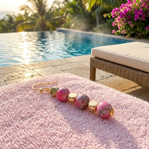 Argentine Rhodochrosite Earrings