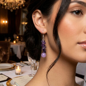 Lustrous Lavender Amethyst Earrings