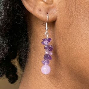 Lustrous Lavender Amethyst Earrings