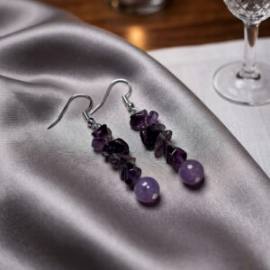Lustrous Lavender Amethyst Earrings