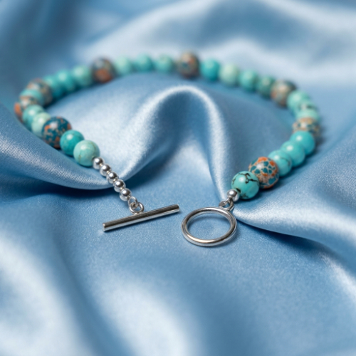 Blue Orange Emperor Necklace