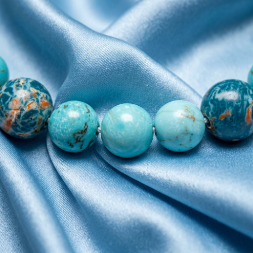Blue Orange Emperor Necklace