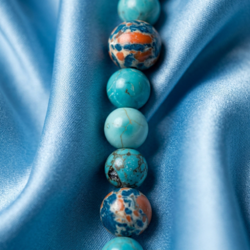Blue Orange Emperor Necklace
