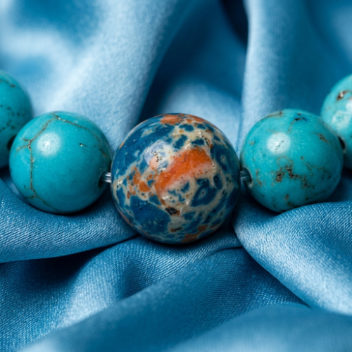 Blue Orange Emperor Necklace