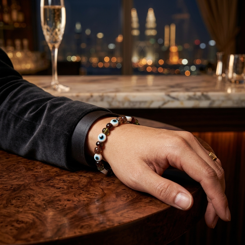Clarity Evil Eye Bracelet