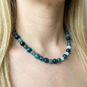 Shades of Blue and Green Necklace