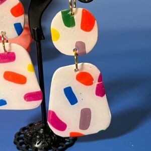 Large Pops of Color Earrings