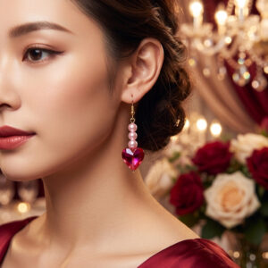 Pearls and Hearts Earrings