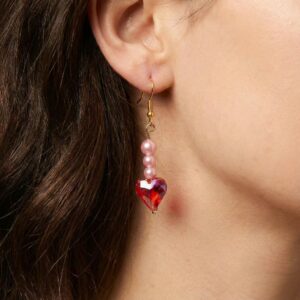 Pearls and Hearts Earrings