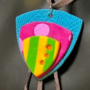 Modern Art Pendant Necklace