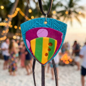 Modern Art Pendant Necklace