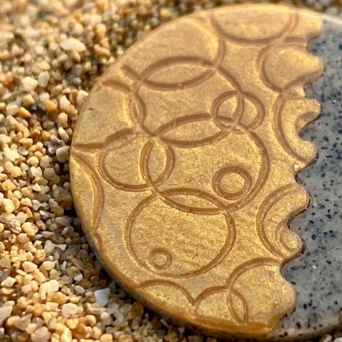 Shimmering Circles Pendant Necklace