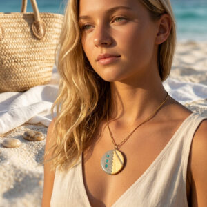 Shimmering Circles Pendant 3