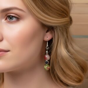 Watermelon Tourmaline Earrings