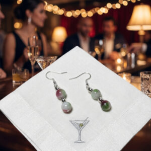 Watermelon Tourmaline Earrings