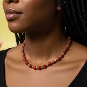 Red Turquoise Star Necklace