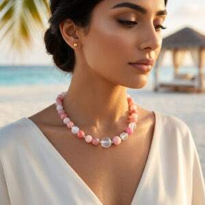 Multicolor Persian Jade Necklaces