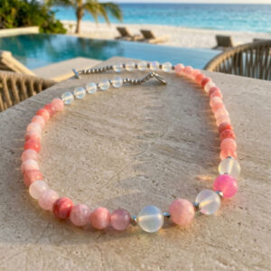 Multicolor Persian Jade Necklaces