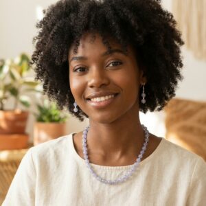 Aquamarine Necklace and Earrings Set