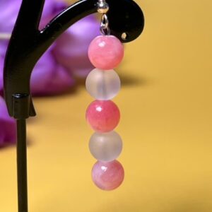 Jade and Crystal Earrings