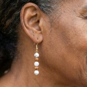 Brown Cat’s Eye Earrings