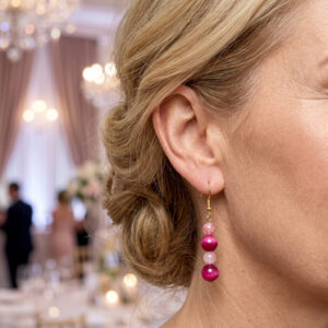 Red Tiger’s Eye Earrings