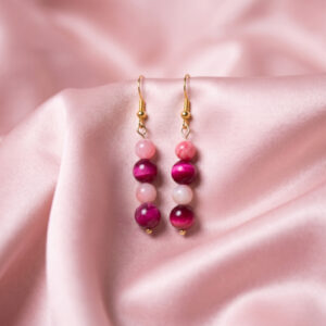 Red Tiger’s Eye Earrings