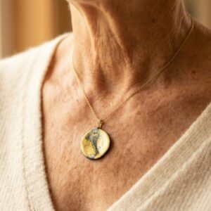 Paint Effects Round Pendant