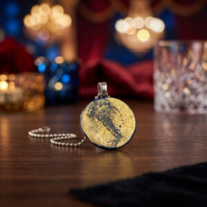 Paint Effects Round Pendant